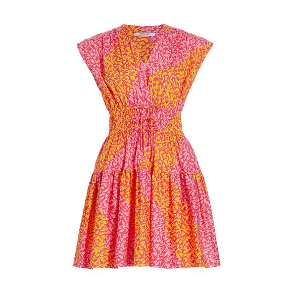 Derek Lam 10 Crosby 'Tora' Pink Cotton A-Line Dress Size 0 - Picture 1 of 4